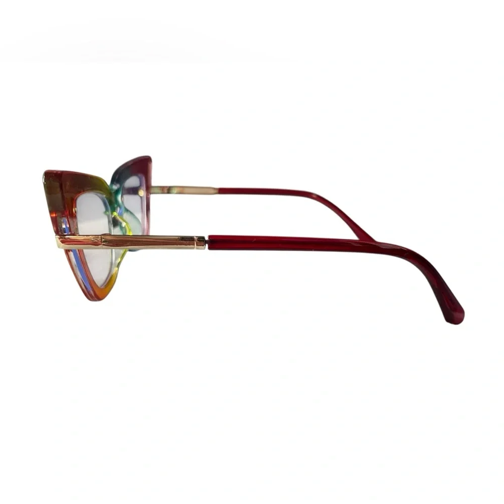 New Multicolor Cat-Eye Sunglasses - Picture 5 of 6